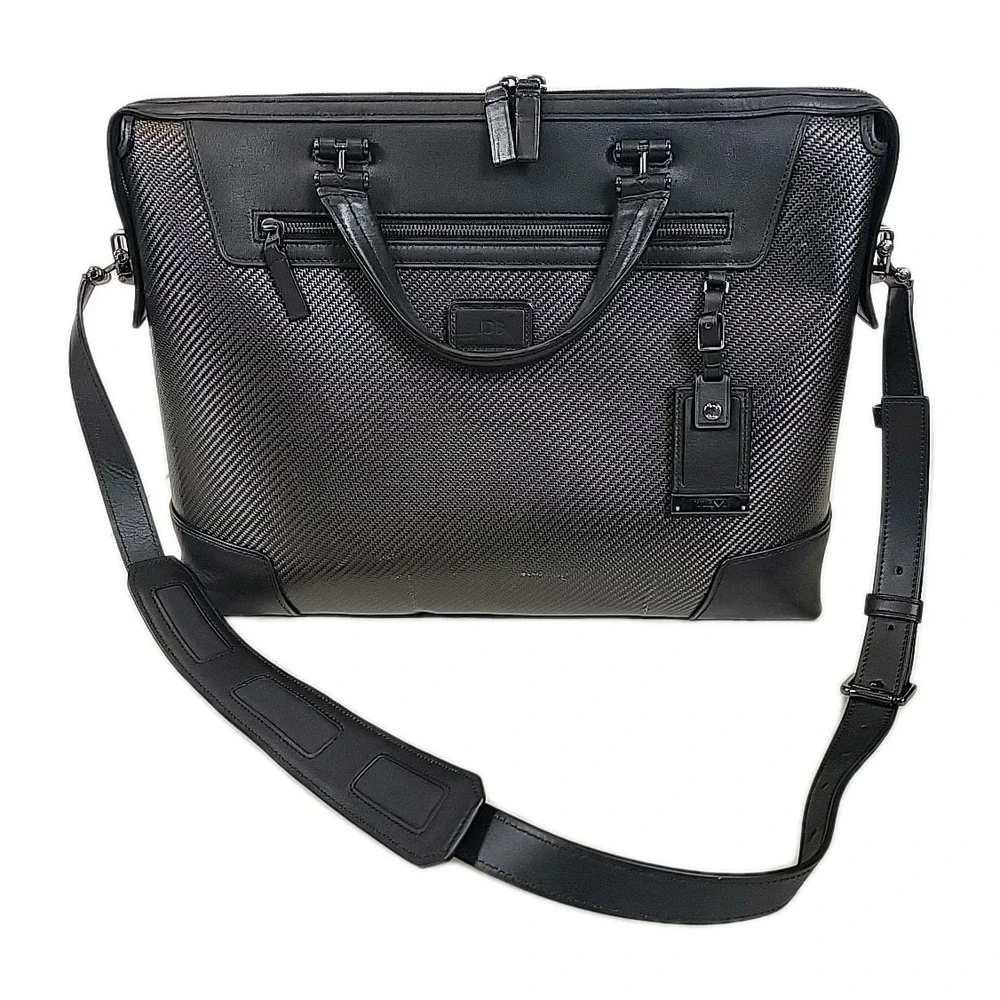 TUMI CFX Carbon Slim Briefcase Business Bag Black 35611CB VERY GOOD CONDITION!